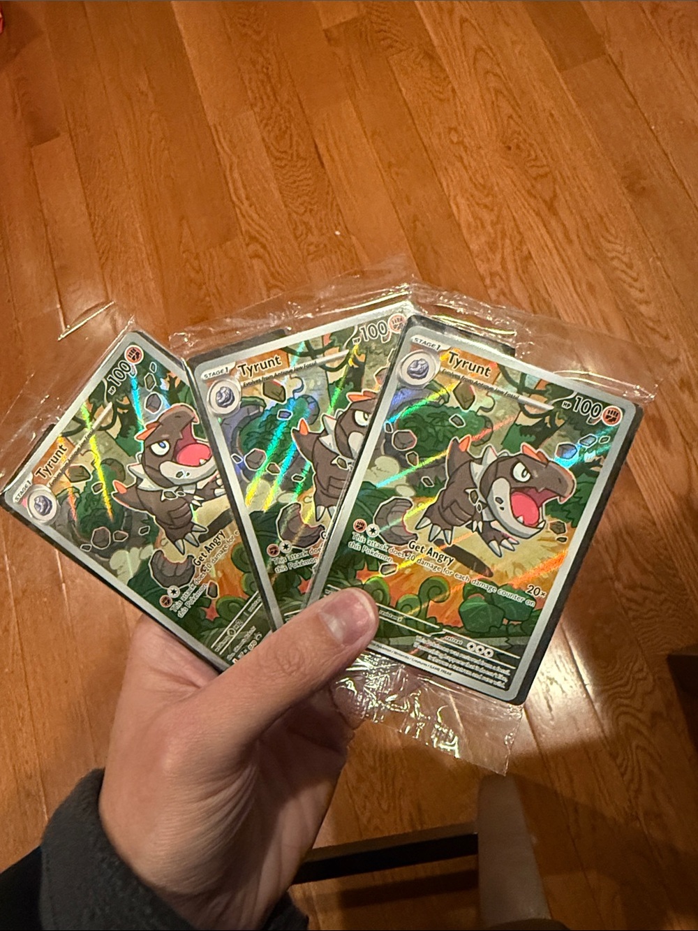 Pokémon Tyrunt lot of three PROMO perfect order - Never opened
